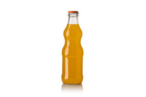 orange soda water bottle